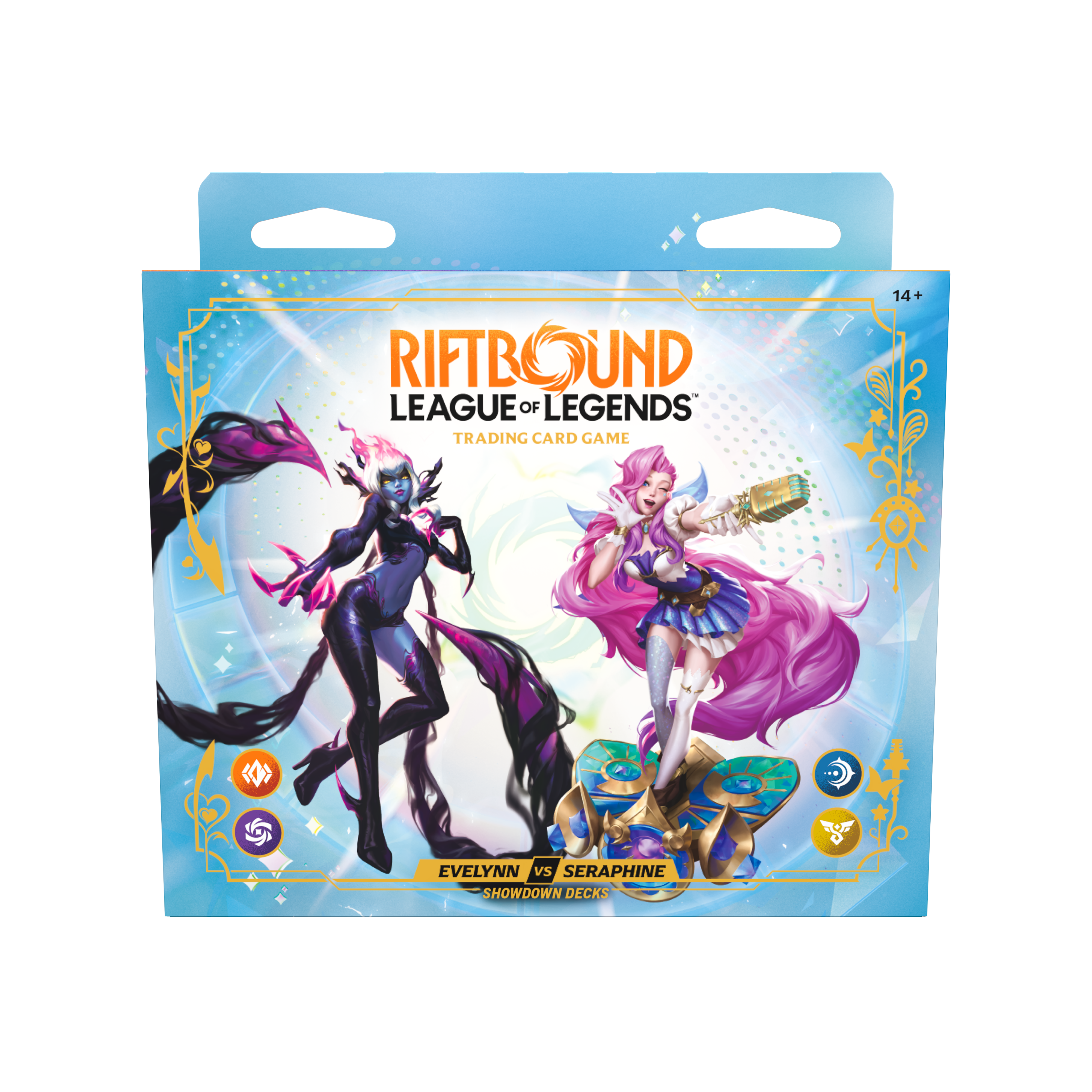 Riftbound Radiance Showdown Deck Display - front