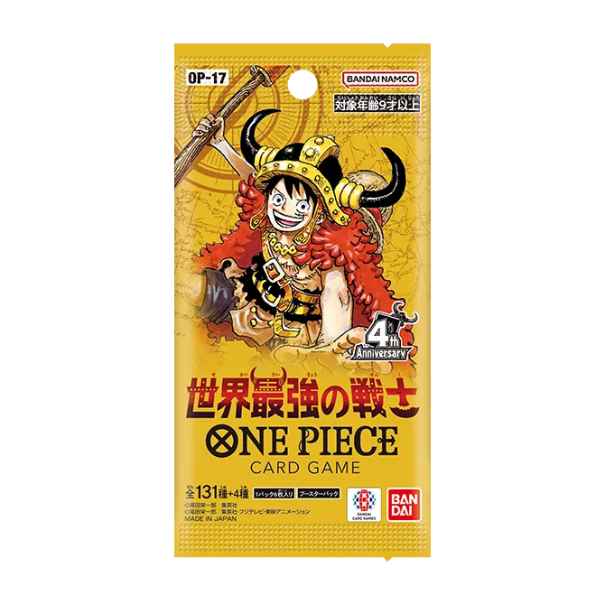 One Piece: OP-17 The World's Strongest Warriors Booster Box - Japanese