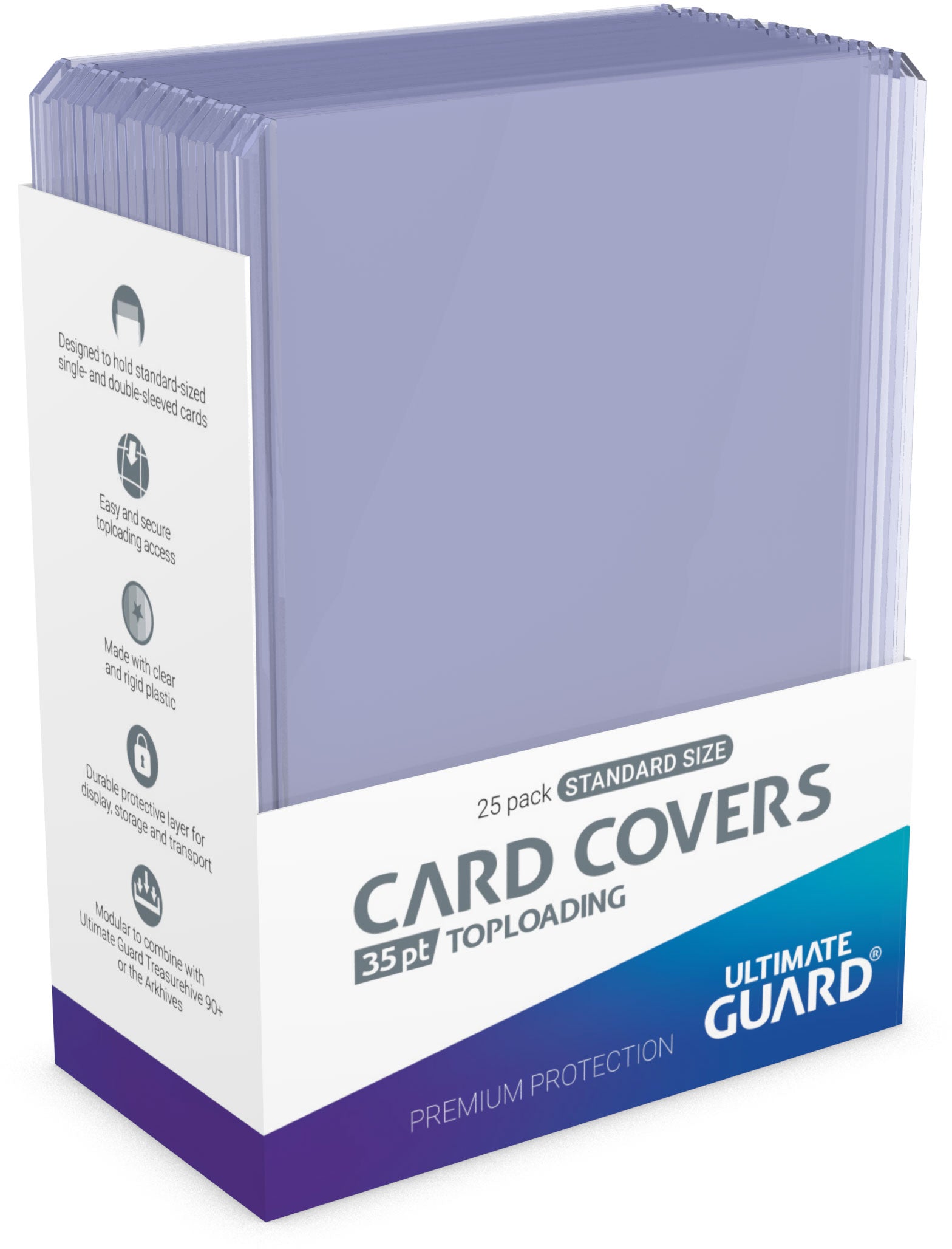 Ultimate Guard - Card Covers Toploading: 35pt Clear (25 pcs)