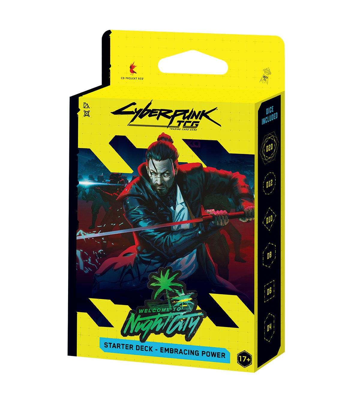 Cyberpunk TCG: Welcome to Night City (Embracing Power) Starter Deck Display - English