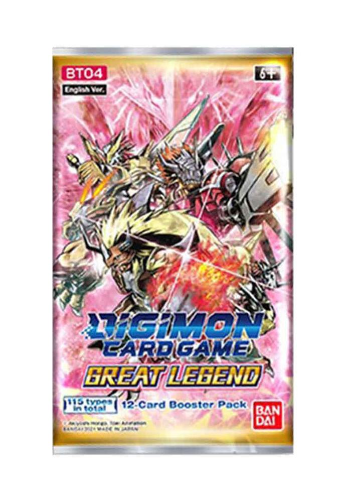Digimon: BT-04 Great Legend Booster booster pack