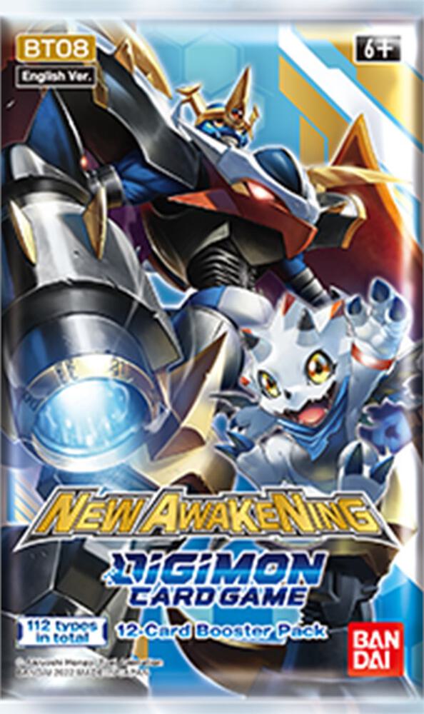 Digimon: BT-08 New Awakening Booster booster pack