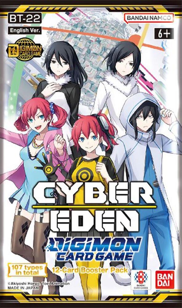 Digimon: BT-22 Cyber Eden Booster booster pack
