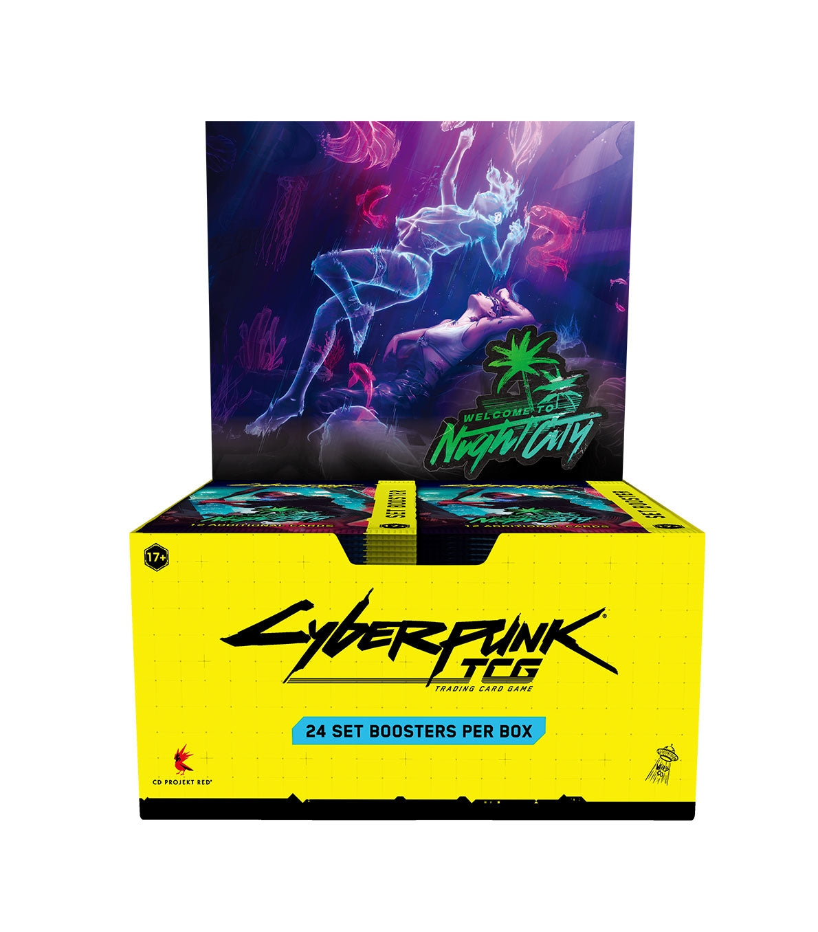 Cyberpunk TCG: Welcome to Night City Booster Display