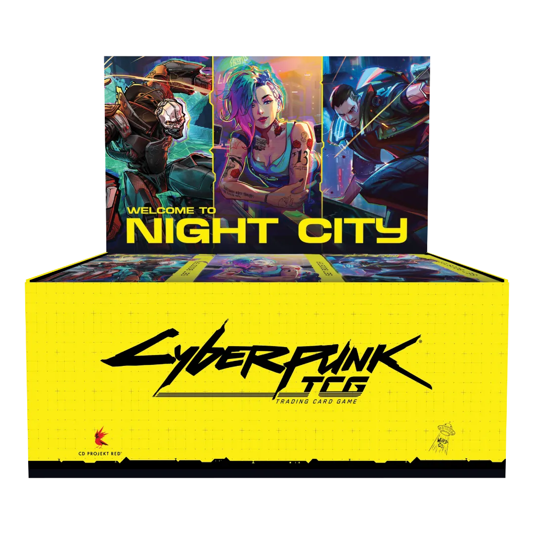 Cyberpunk TCG: Welcome to Night City Booster Display - English