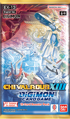 Digimon Card Game: EX-13 Chivalrous XIII booster pack