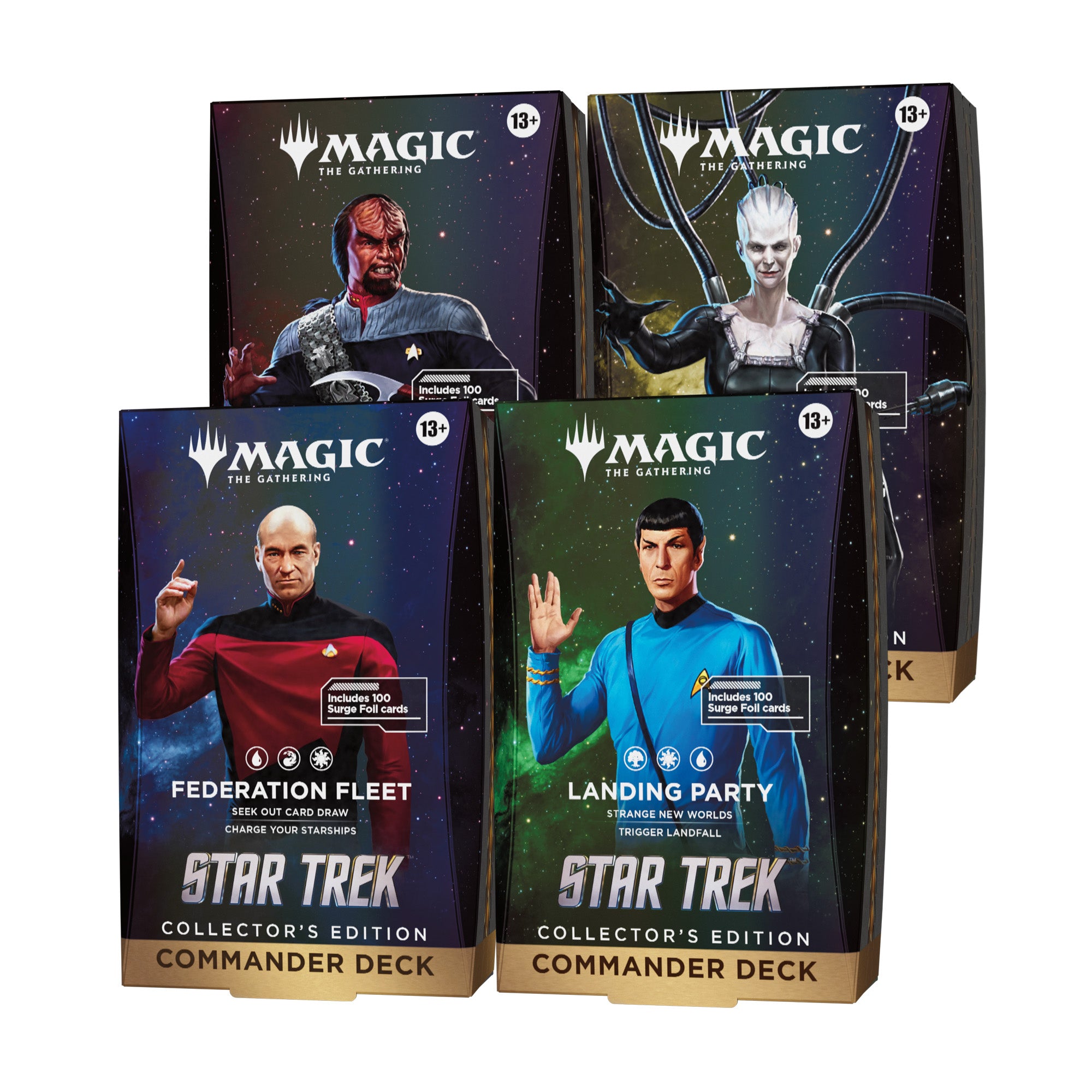 Magic: Star Trek Collector Commander Deck Display - English
