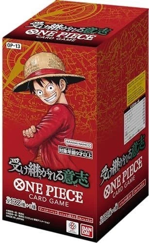 One Piece: OP-13 Carrying on His Will Booster Box - Japanese